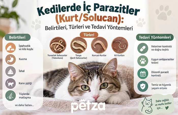 Kedilerde İç Parazitler