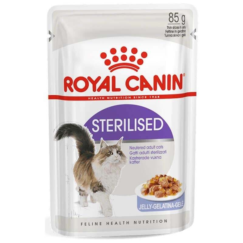 Royal Canin Sterilised Jelly Kısırlaştırılmış Kedi Konservesi 85 Gr