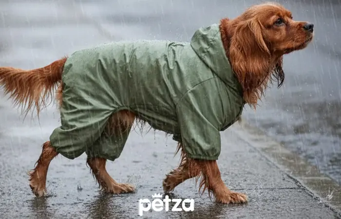 Hurit Köpek Yağmurluğu Yeşil - Petza