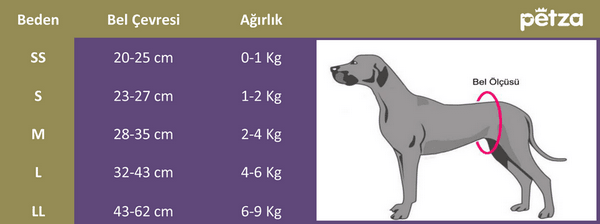 Köpek Külot - Özel Günler için Çıkarılamaz Çamaşır Dots