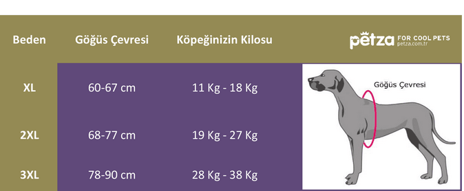 Köpek Büyük Irk Mont Kampe Çift Taraflı Krem