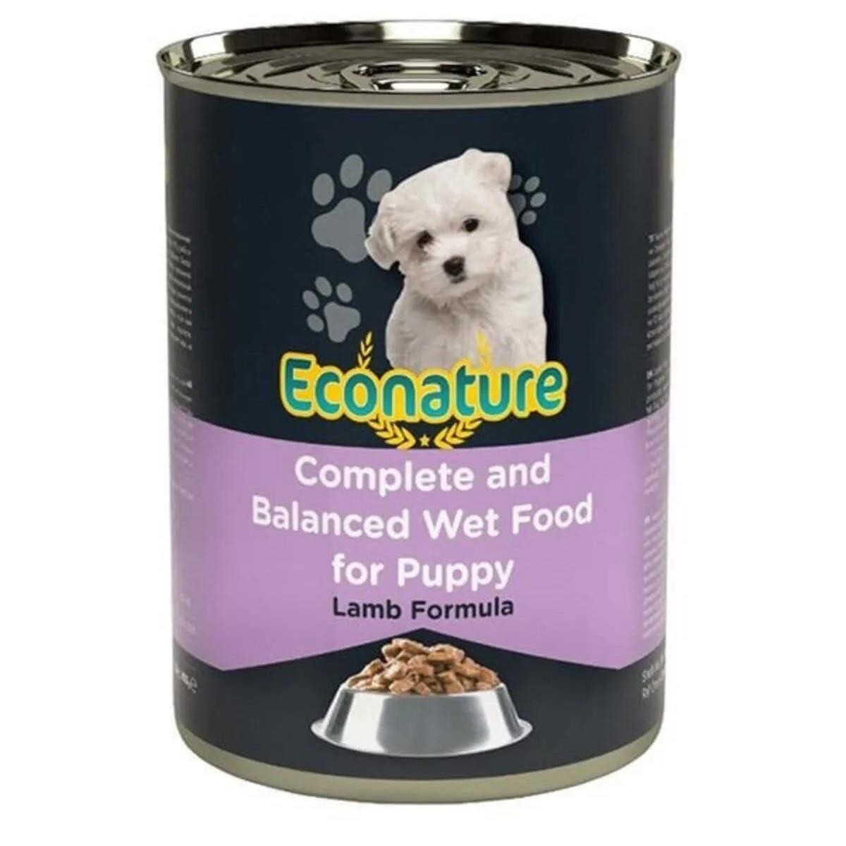 Econature Kuzu Etli  Yavru Köpek Konservesi 400gr