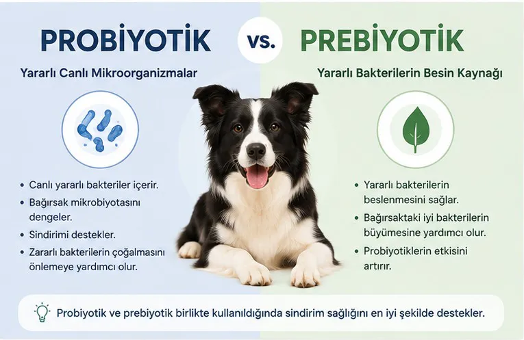 Köpeklerde Probiyotik ve Sindirim Desteği