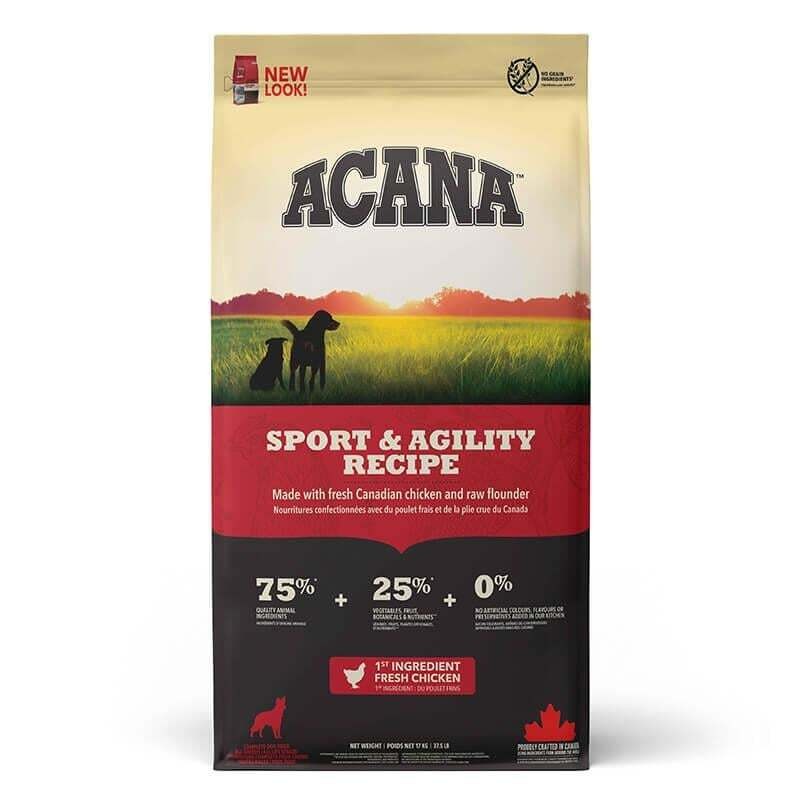 Acana Sport Agility, Yüksek Performanslı Tüm Irklar Köpek Maması 17 Kg