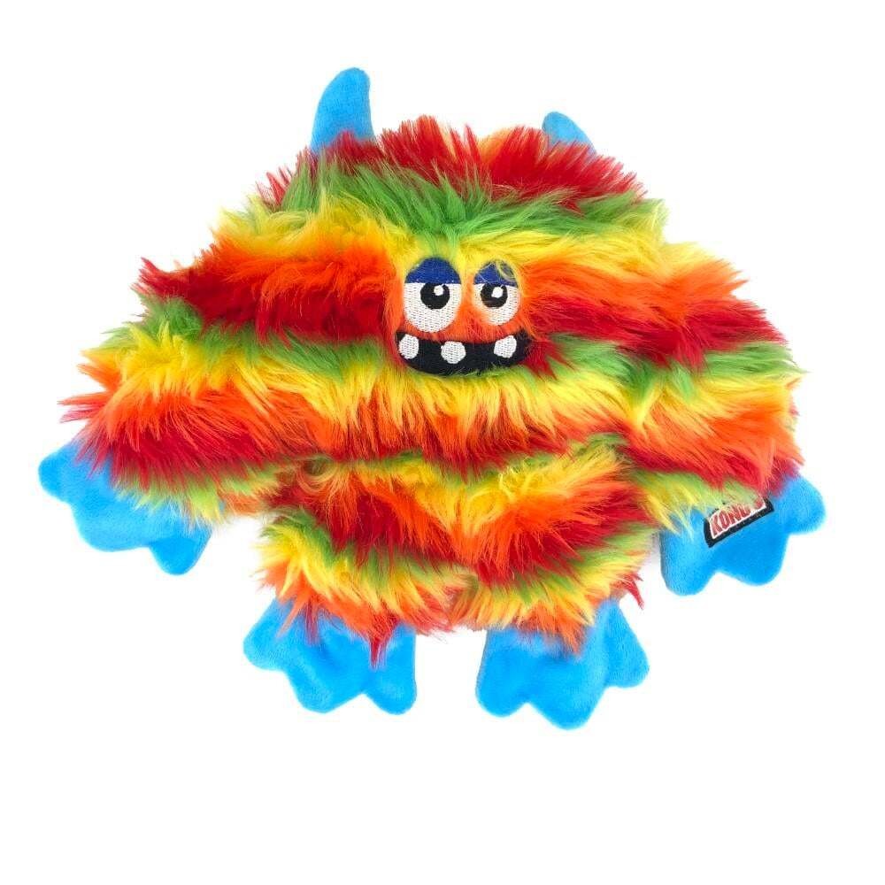 KONG Frizzles Frazzle Tek Gözlü Sevimli Canavar Sesli Peluş Köpek Oyuncağı M