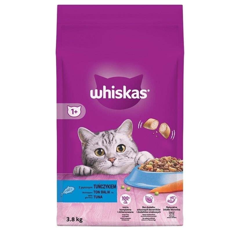 Whiskas Ton Balıklı Sebzeli Kuru Kedi Maması 3.8 Kg