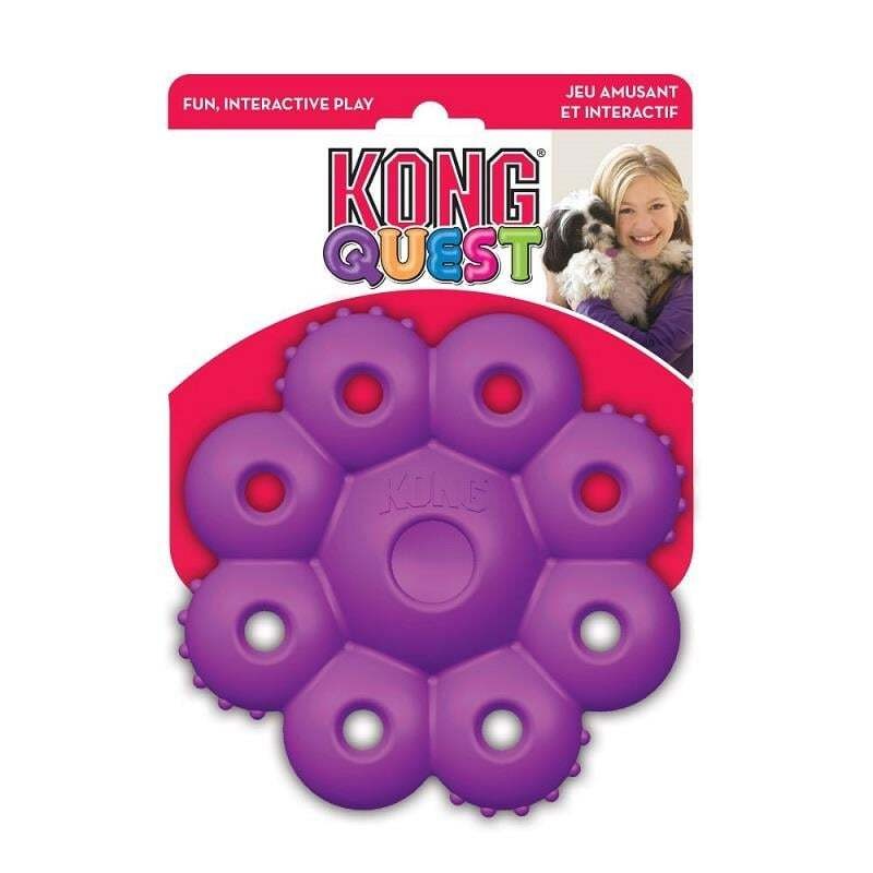 KONG Quest Star Çiçek Şeklinde Köpek Oyuncağı Small