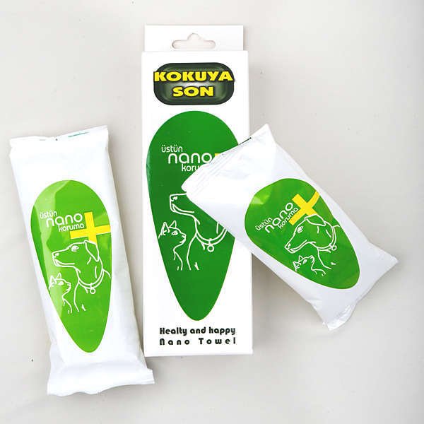 Pet Body Cleaning Antibakteriyel Koku Yok Edici Havlu