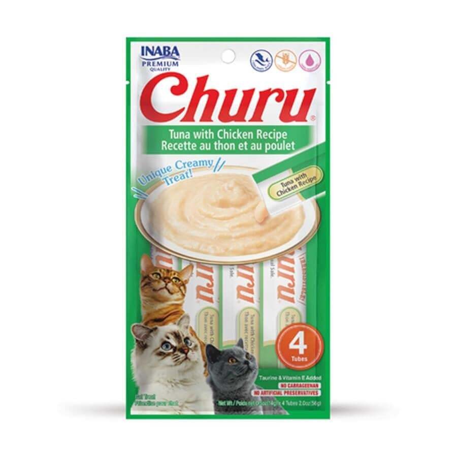 Ciao Churu Cream Ton Balıklı ve Tavuklu Kedi Ödülü 4x14 Gr