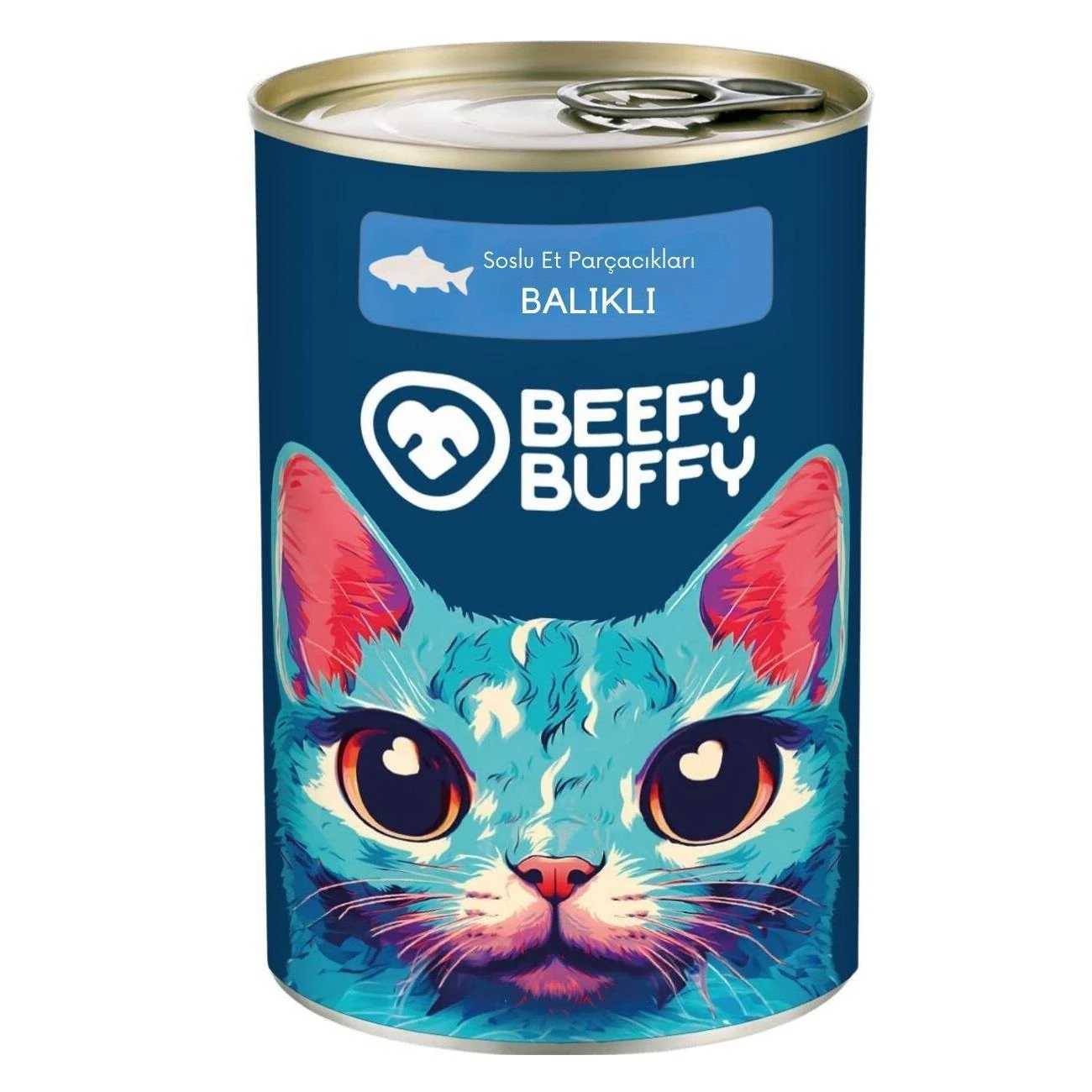 Beefy Buffy Yoğun Balık İçerikli Kedi Konservesi 415 Gr