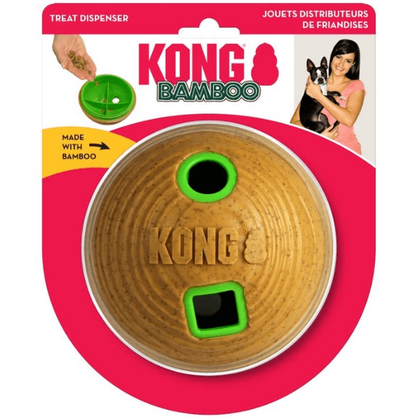 KONG Bamboo Feeder Top Ödül Maması Dağıtma Oyuncağı M