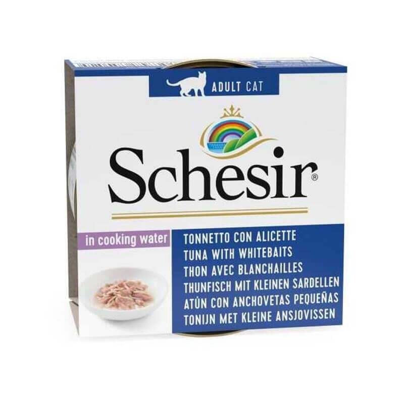 Schesir Ton Ve Ringa Balıklı Pirinçli Kedi Konservesi 85 Gr
