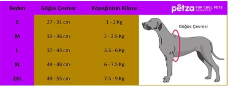 Küçük ve Orta Irk Köpek Mont Murpota Kırmızı