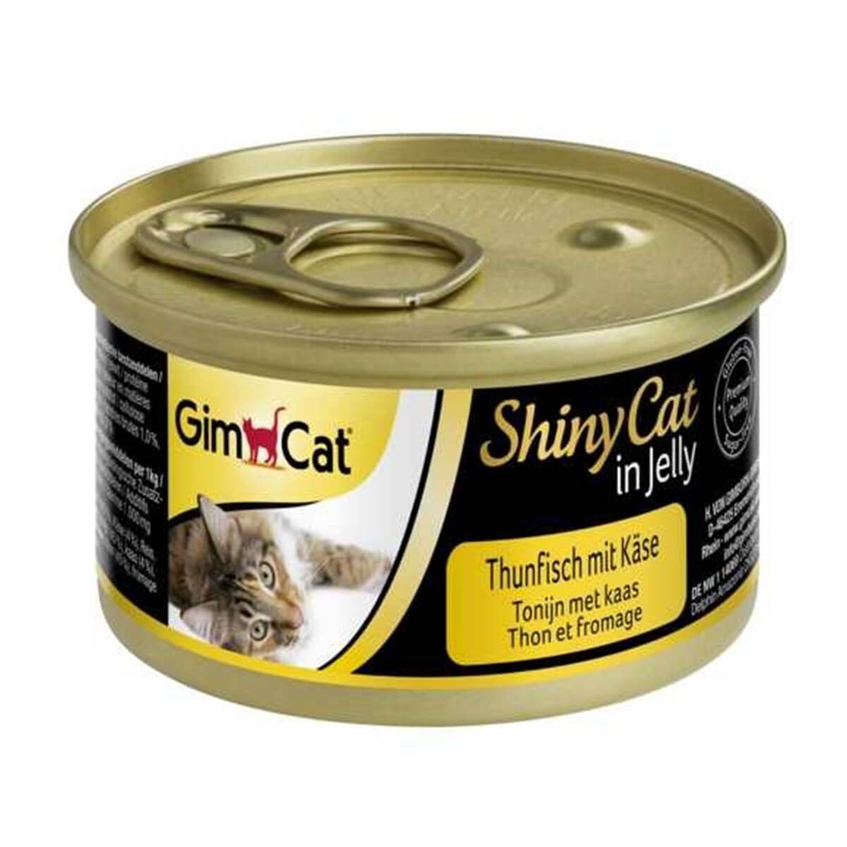 Gimcat Shinycat Ton Balıklı Peynirli Kedi Konservesi  70 Gr