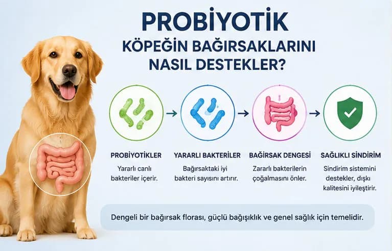 Probiyotik Köpeğin Bağırsaklarını Nasıl Destekler?