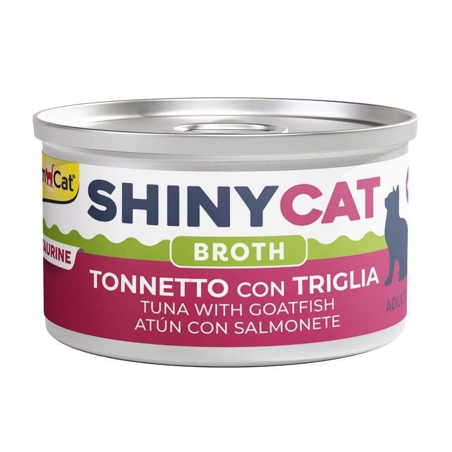 ShinyCat Soslu Ton Ve Barbun Balıklı Konserve Mama 70 Gr