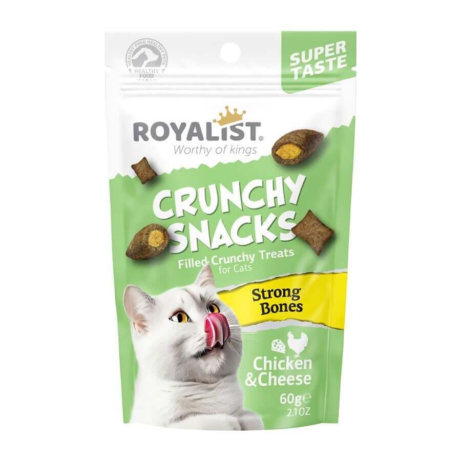 Royalist Crunchy Snacks Chicken Cheese  Kedi Ödül Maması 60 GR