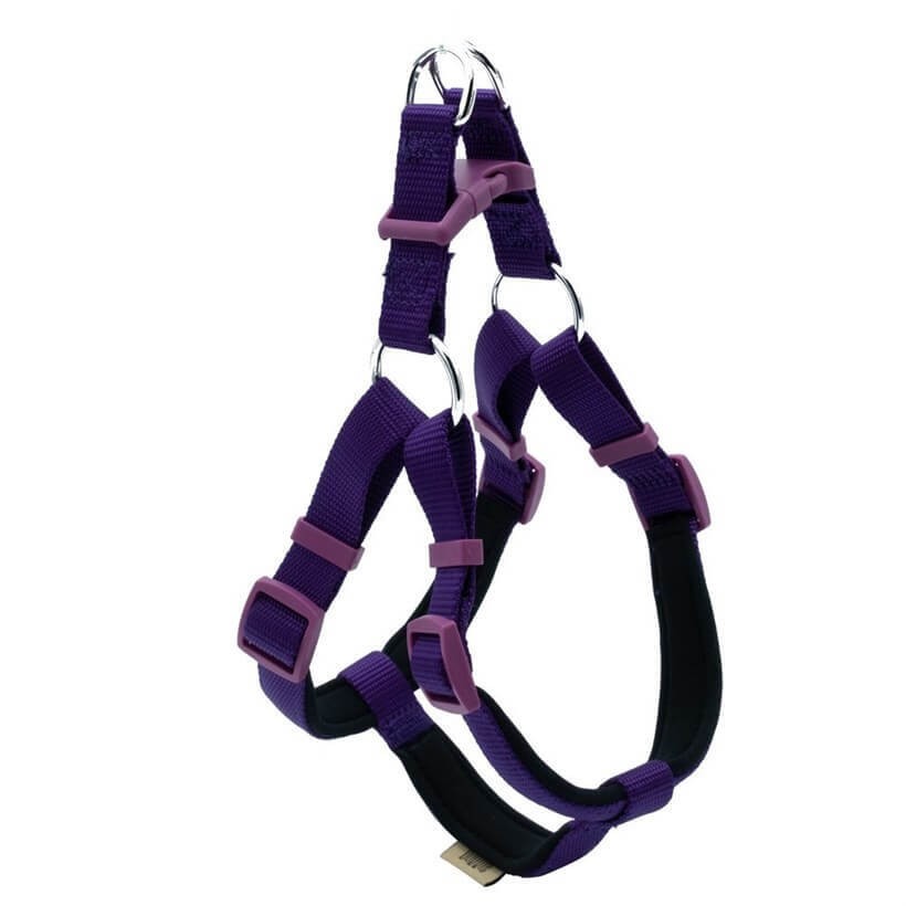 Doggie Comfort Ronin Yumuşak Dokuma Göğüs Tasması M 2x45-55cm Mor