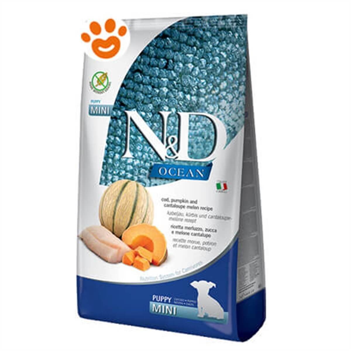 N&D Ocean Balkabaklı Balıklı Kavunlu Küçük Irk Yavru Köpek Maması 7 Kg