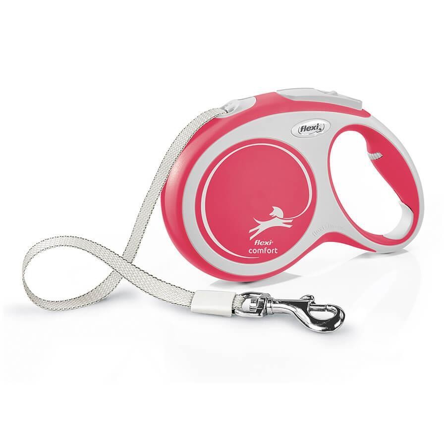 Flexi New Comfort XSmall Otomatik Tasma KIRMIZI