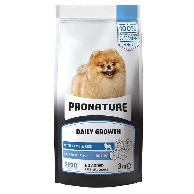 Pronature Kuzulu Ve Pirinçli Küçük Irk Yavru Köpek Maması 3kg
