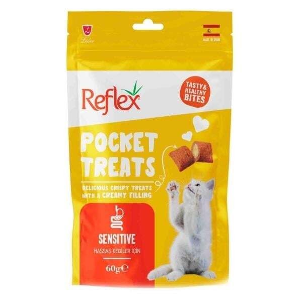 Reflex Pocket Treats Sensitive Kedi Ödülü 60 Gr