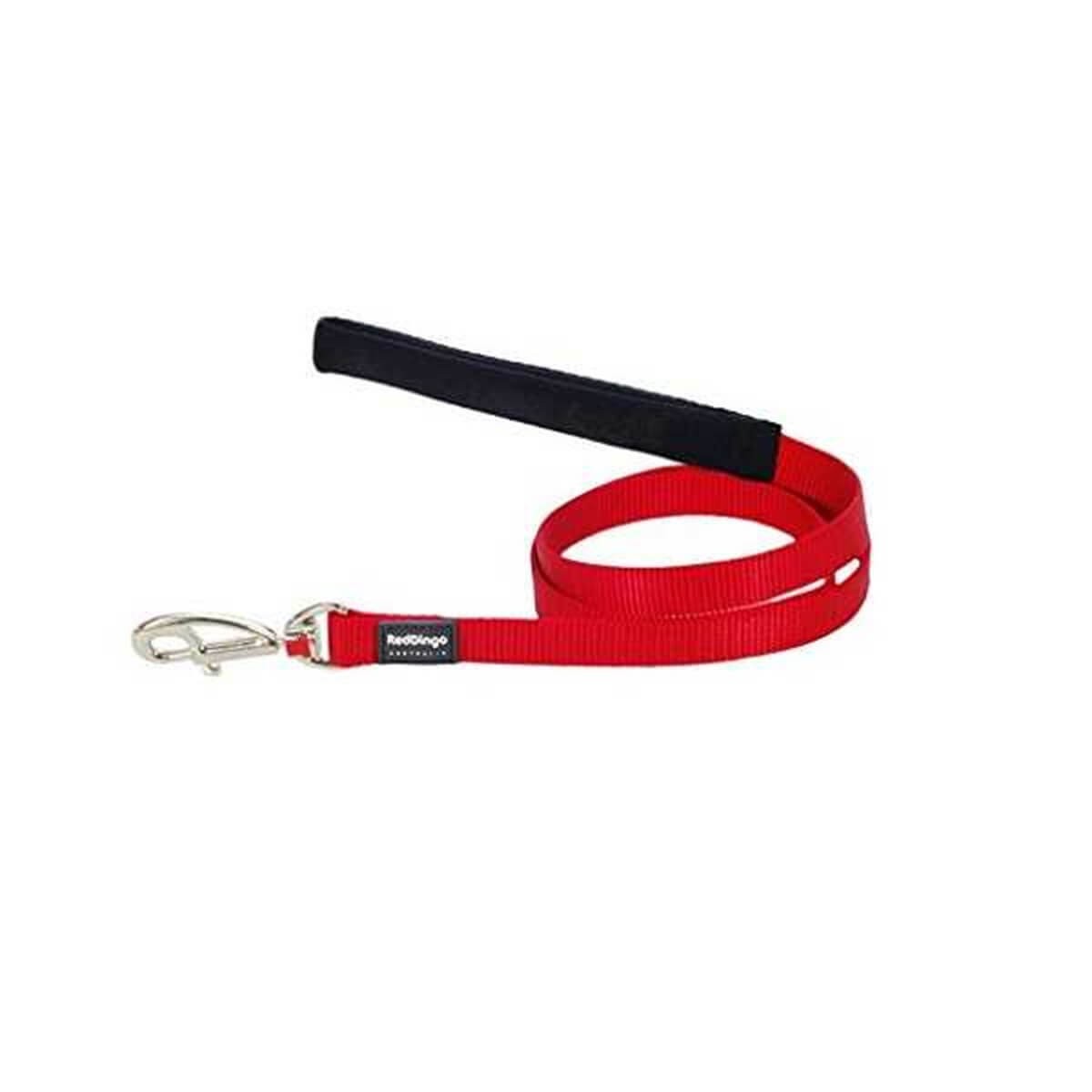 Red Dingo Klasik Köpek Gezdirme Tasması 2,5 mm 60 cm Kırmızı