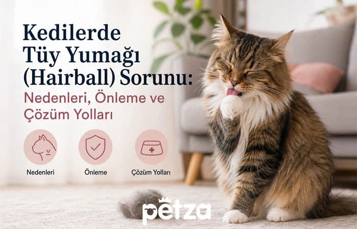 Kedilerde Tüy Yumağı (Hairball) Sorunu