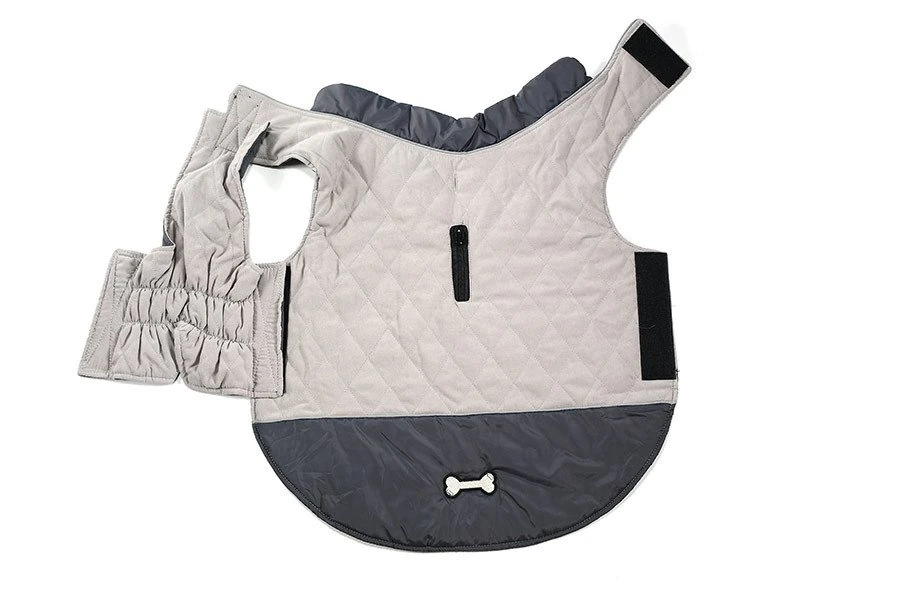 Orta ve Büyük Irk Köpek Mont - Nifler Gri