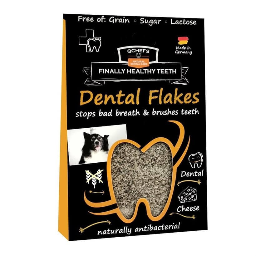 QChefs Köpekler İçin Peynirli Dental Diş Bakım Tozu 90gr