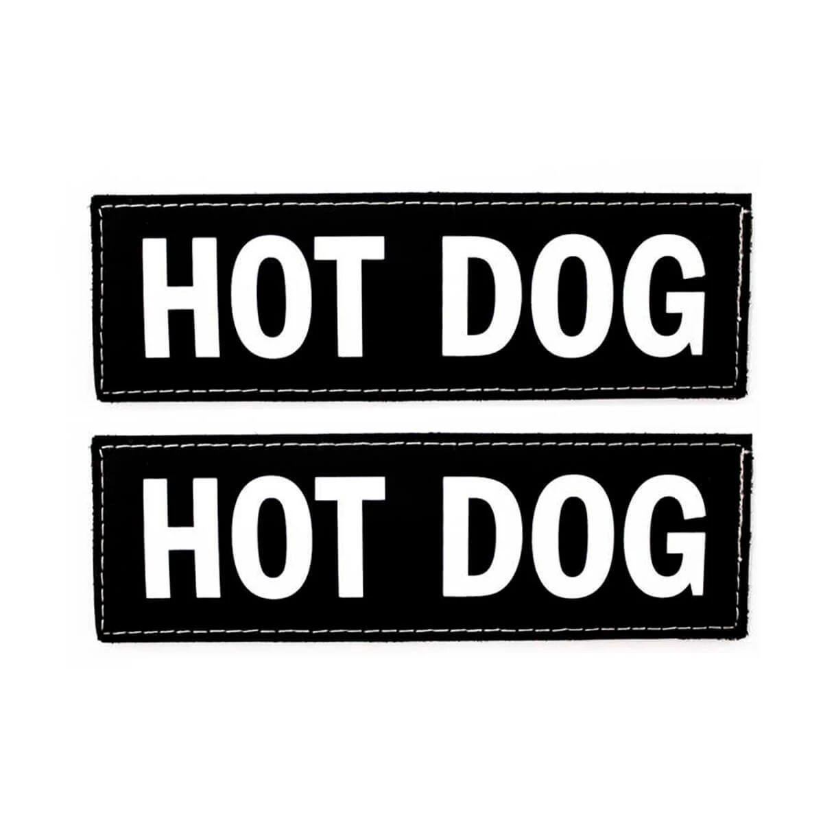 EzyDog Patch Göğüs Tasması Yan Etiketleri HOT DOG