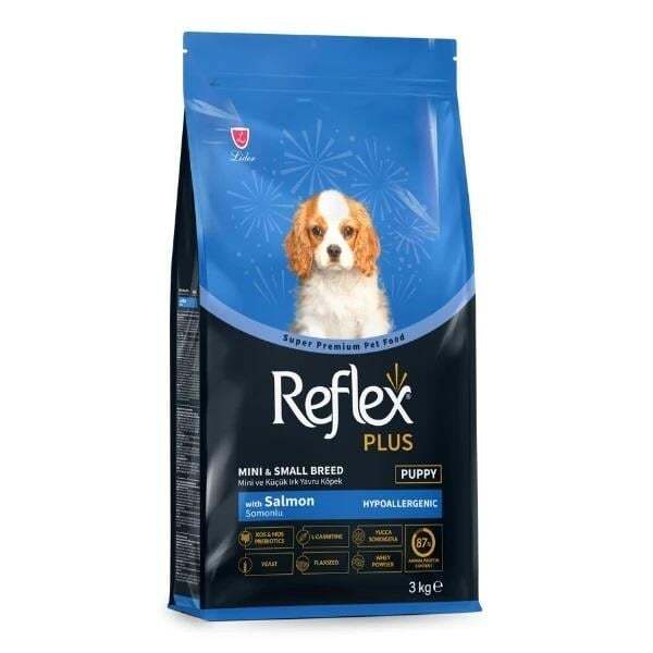 Reflex Plus Skin & Coat Somonlu Küçük Irk Yavru Köpek Maması 3 kg