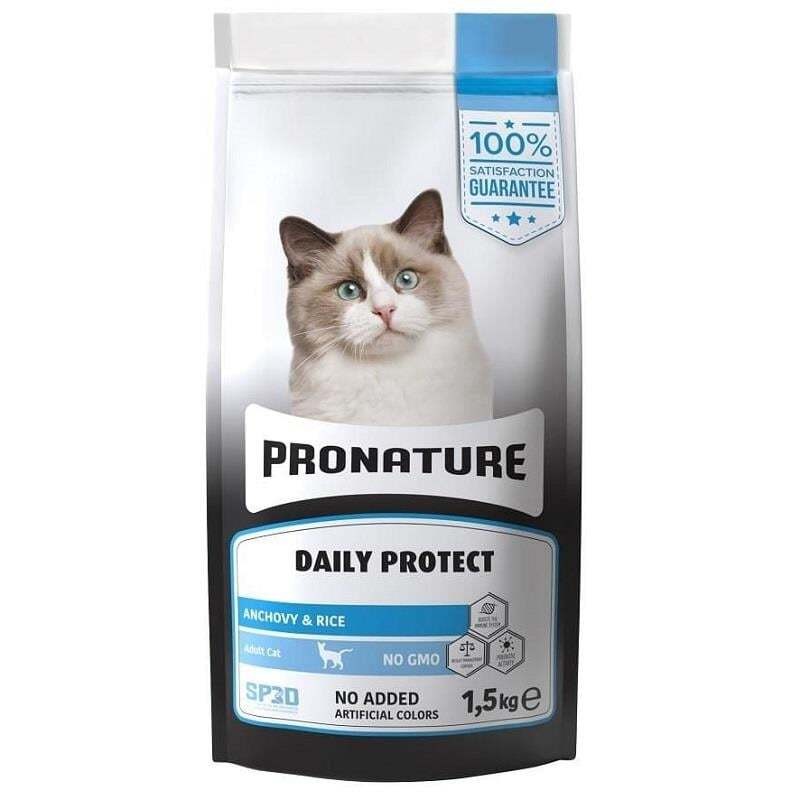 Pronature Hamsili ve Pirinçli Yetişkin Kedi Maması 1,5kg
