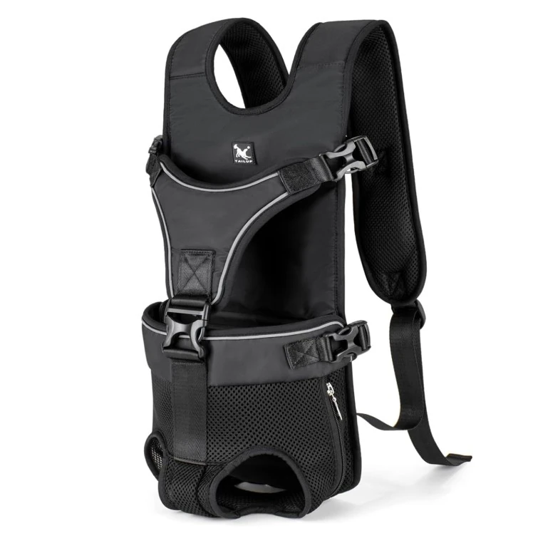 Köpek Taşıma Köpek Ana Kucağı - Kedi Ana Kucağı Mato Siyah