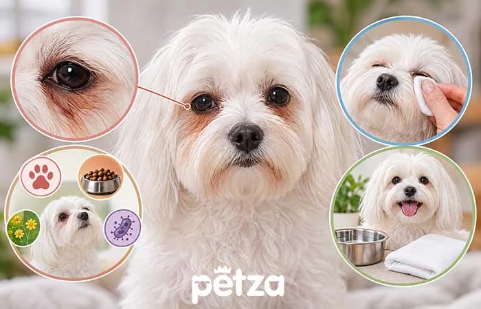Köpeklerde Göz Yaşı Lekesi