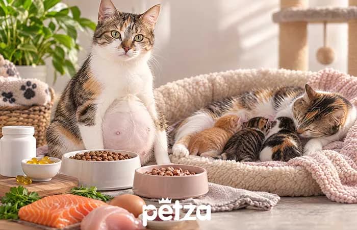 Gebe ve Emziren Kedilerde Beslenme