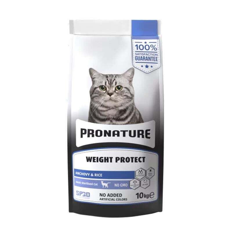Pronature Hamsili ve Pirinçli Kısırlaştırılmış Kedi Maması 10 kg