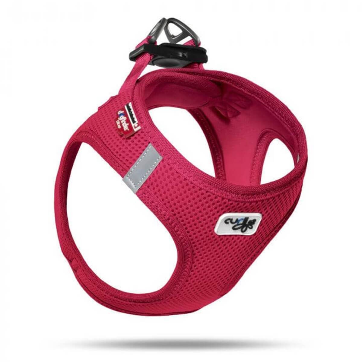 Curli Vest Air-Mesh Köpek Göğüs Tasması Kırmızı XL
