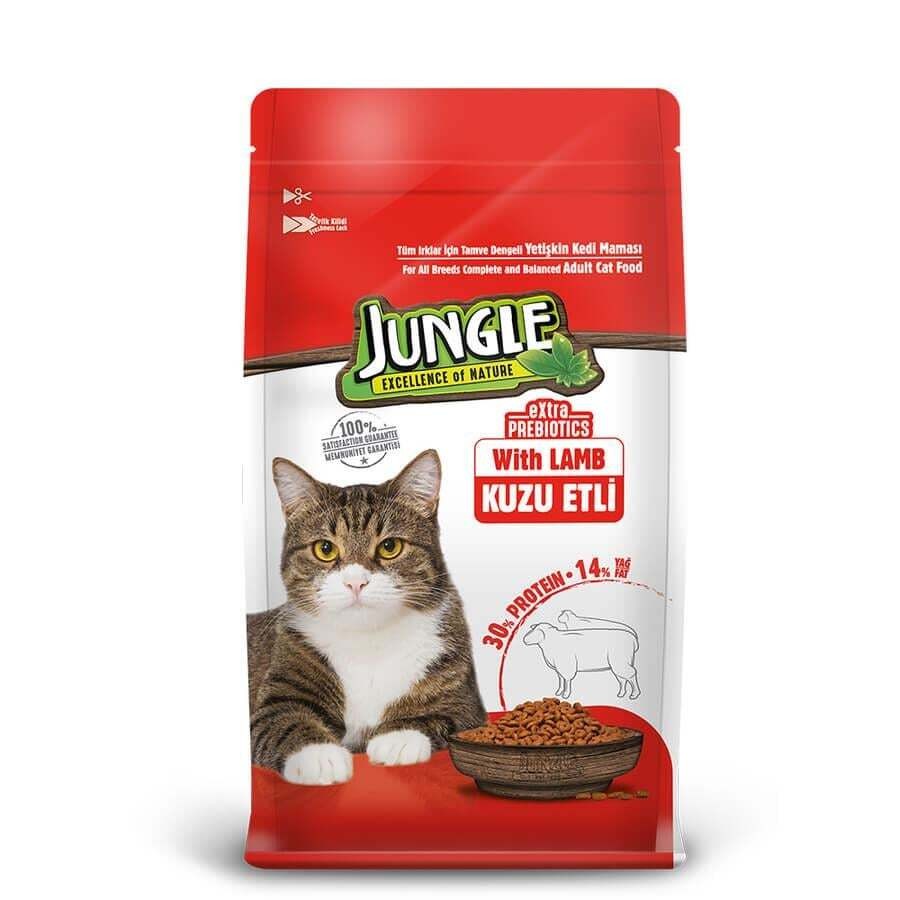 Jungle Kuzulu Yetişkin Kedi Maması 1,5 kg