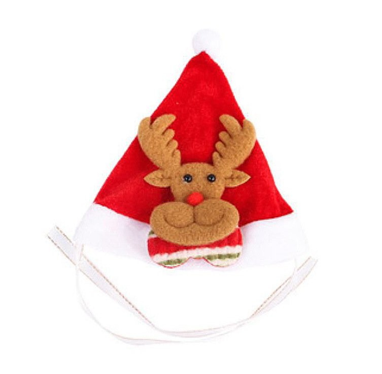 Kedi Reindeer Şapka