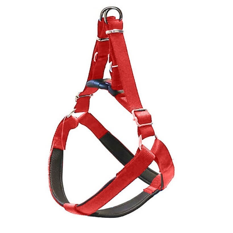 Pet Style Yumuşak Dokulu Göğüs Tasması No.5 Kırmızı
