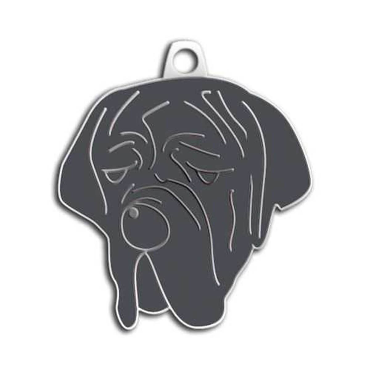 Dalis Pet Tag Napolitan Mastiff Köpek Künyesi