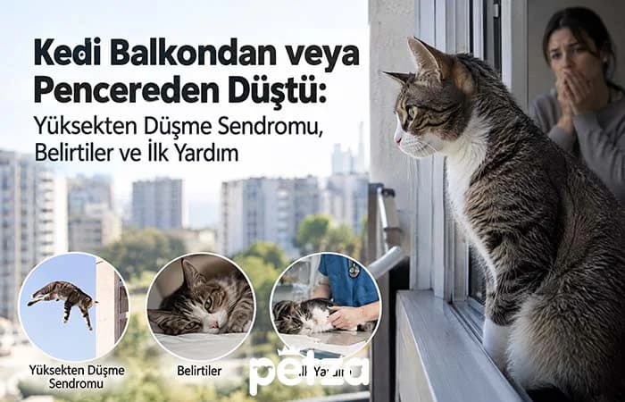 Kedi Balkondan veya Pencereden Düştü
