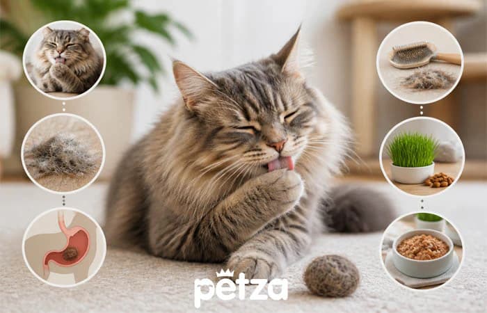Kedilerde Tüy Yumağı (Hairball) Sorunu