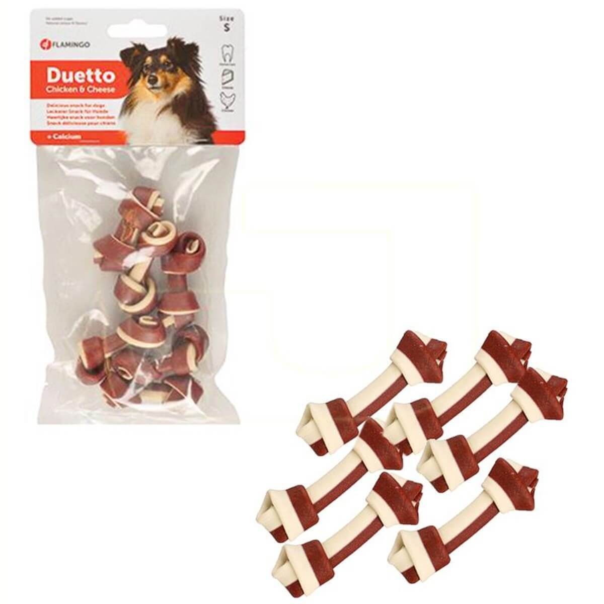Flamingo Duetto Bones Tavuk & Peynirli Ödül Kemiği 90gr 6lı