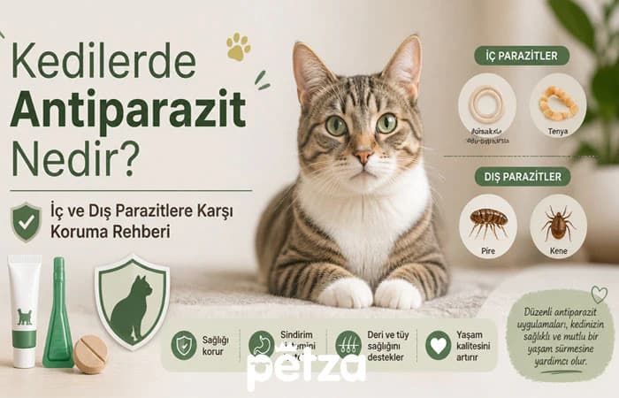 Kedilerde Antiparazit Nedir?