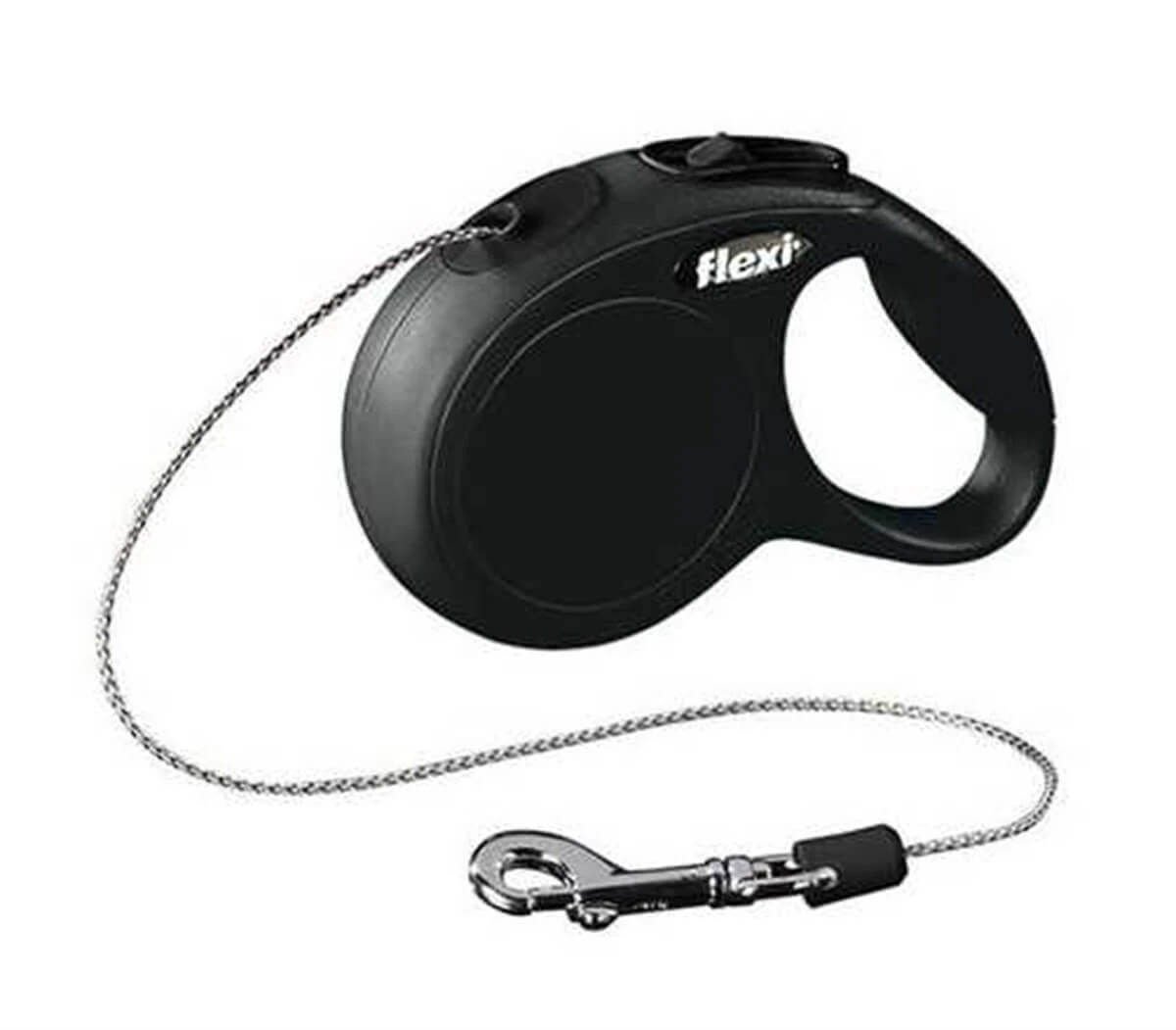 Flexi New Classic Medium 5 Mt İp Siyah