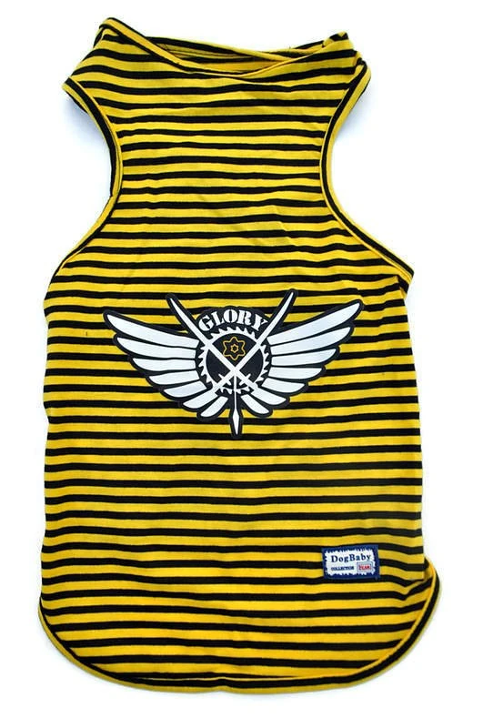 Köpek Küçük ve Orta Irk T-shirt Bedar Sarı