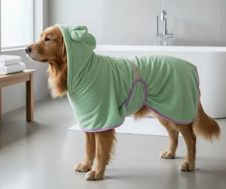 Pupfrog Köpek Bornozu-Petza
