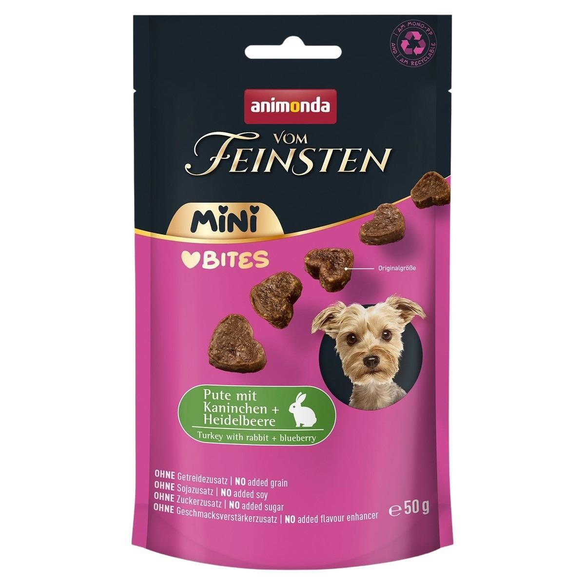 Animonda Hindi ve Tavşan Etli Yetişkin Mini Irk Köpek Ödül Maması 50g